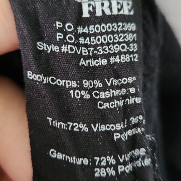 ARITZIA | Wilfred Sweater Leopard Print Cashmere Blend Black Gray Sz SMALL - Picture 3 of 4